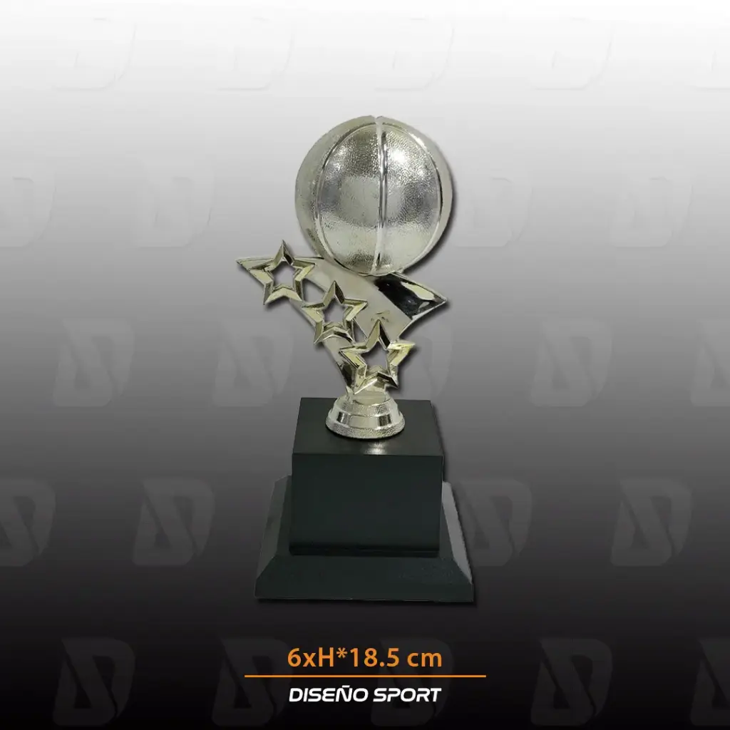 PREMIO BA506-043S DE BALONCESTO BALÓN CON ESTRELLAS