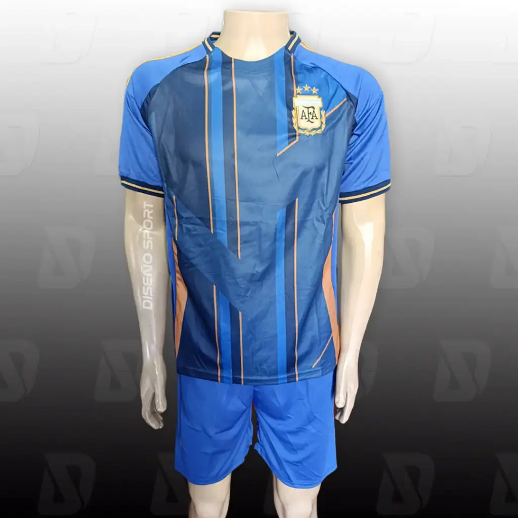 UNIFORME ARGENTINA AZUL-DORADO