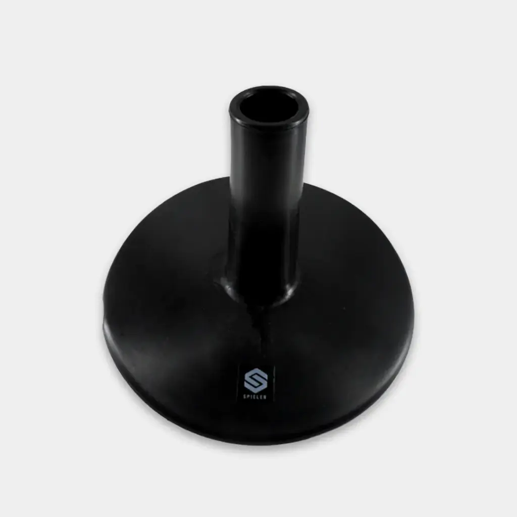 BASE PARA ESTACA 32 mm CAUCHO PESADO