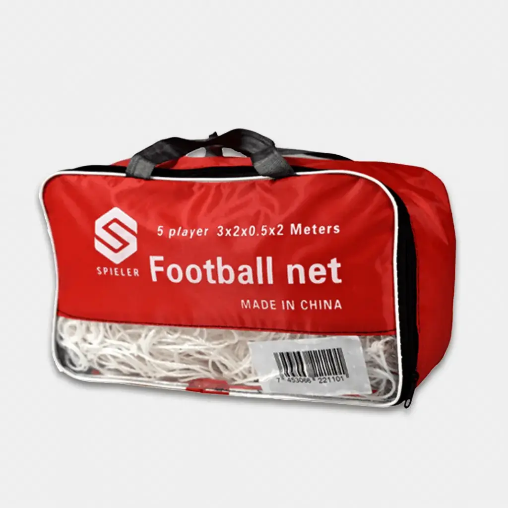 RED DE PORTERIA FUTBOL 5, 3x2x0.5x2 mts - 2.5 mm