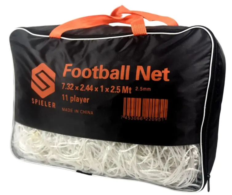 RED (PAR) DE PORTERIA FUTBOL 11, 7.32x2.44x1x2.5 mts - 2.5 mm
