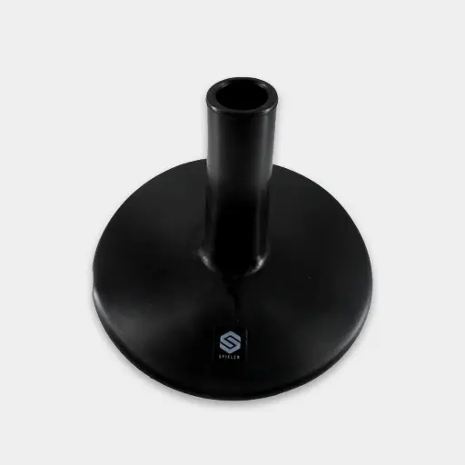 BASE PARA ESTACA 32 mm CAUCHO PESADO