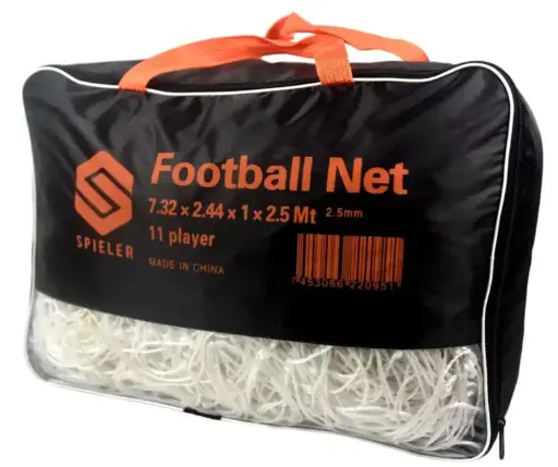 RED (PAR) DE PORTERIA FUTBOL 11, 7.32x2.44x1x2.5 mts - 2.5 mm