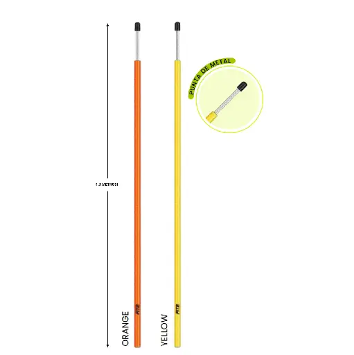 ESTACA PUNTA METAL 1.5 mts