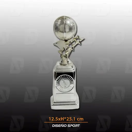 PREMIO BA503-043S DE BALONCESTO BALÓN CON ESTRELLAS